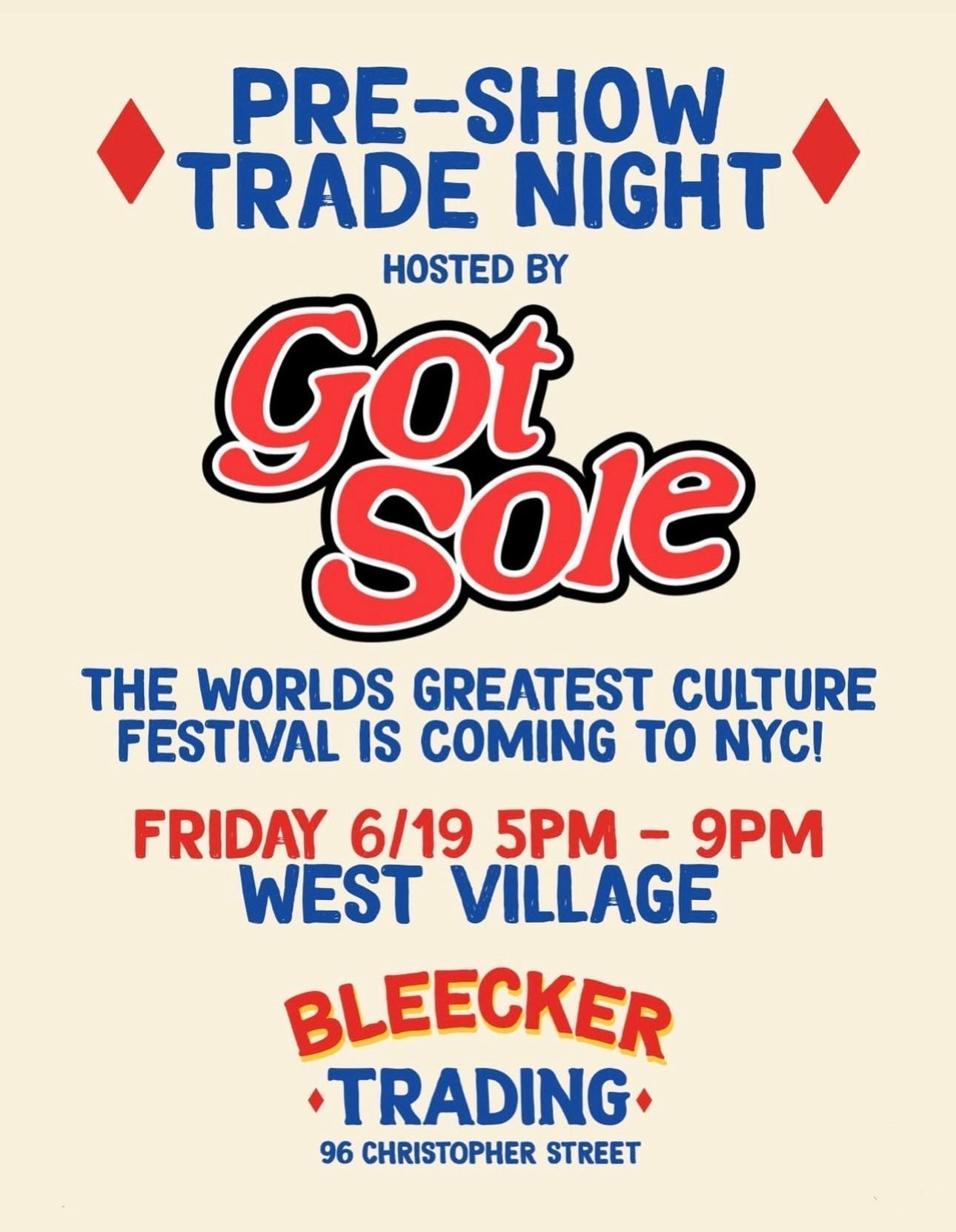 Pre-Show Trade Night (WV) | June 19th 5 PM - 9 PM