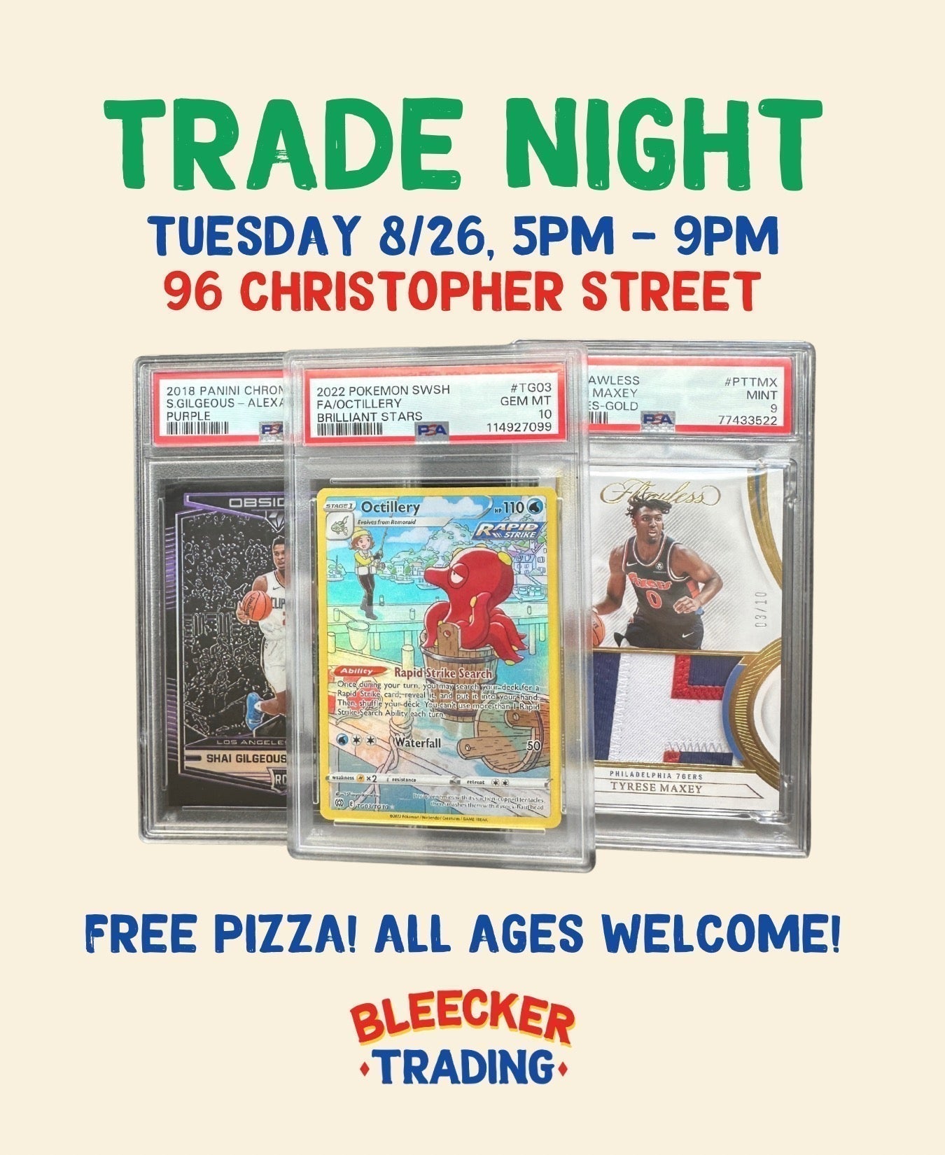Trade Night | August 26TH 5 PM - 9 PM