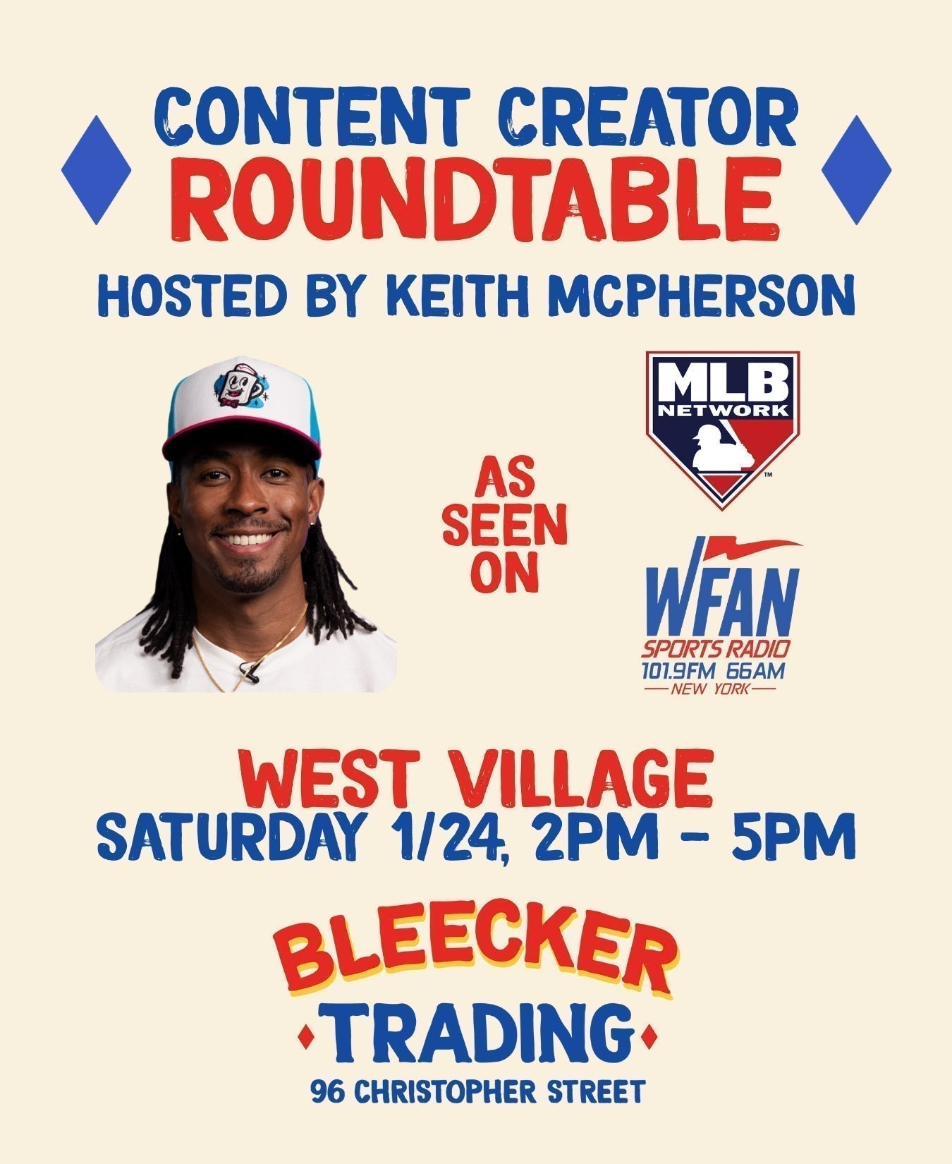 Content Creator Roundtable Hosted By Keith McPherson | January 24th 2 PM - 5 PM