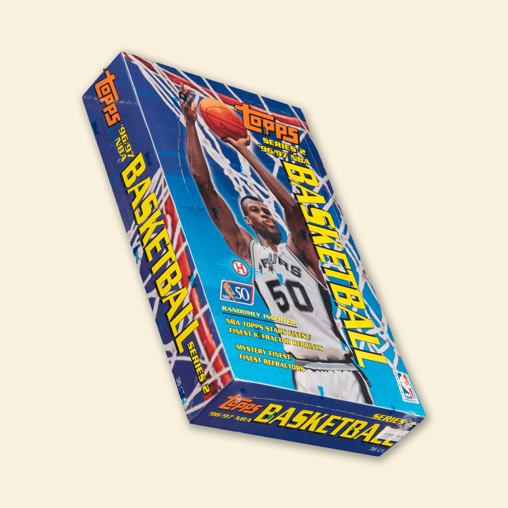 1996 Topps Basketball Series 2 Hobby Box • NBA at 50, Kobe RC