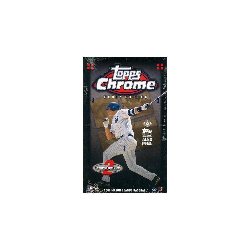 2007 Topps Chrome Baseball Hobby Box