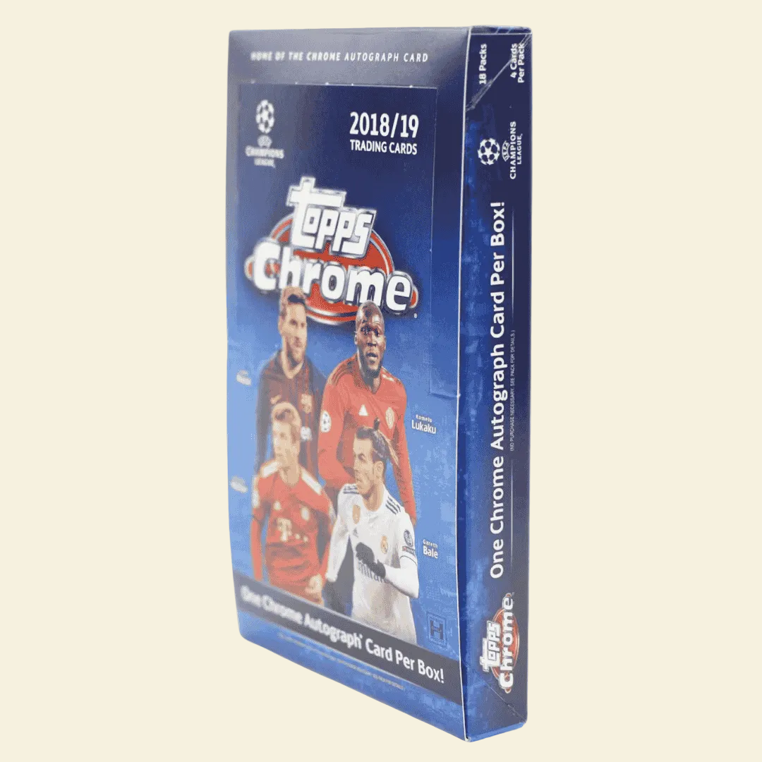 2018-19 Topps UEFA Champions League Chrome Soccer Hobby Box
