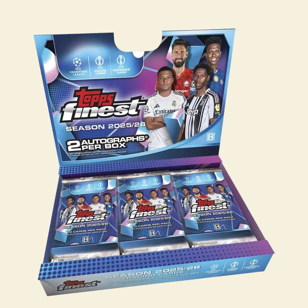 2025-26 Topps UEFA Club Competitions Finest Soccer Hobby Box