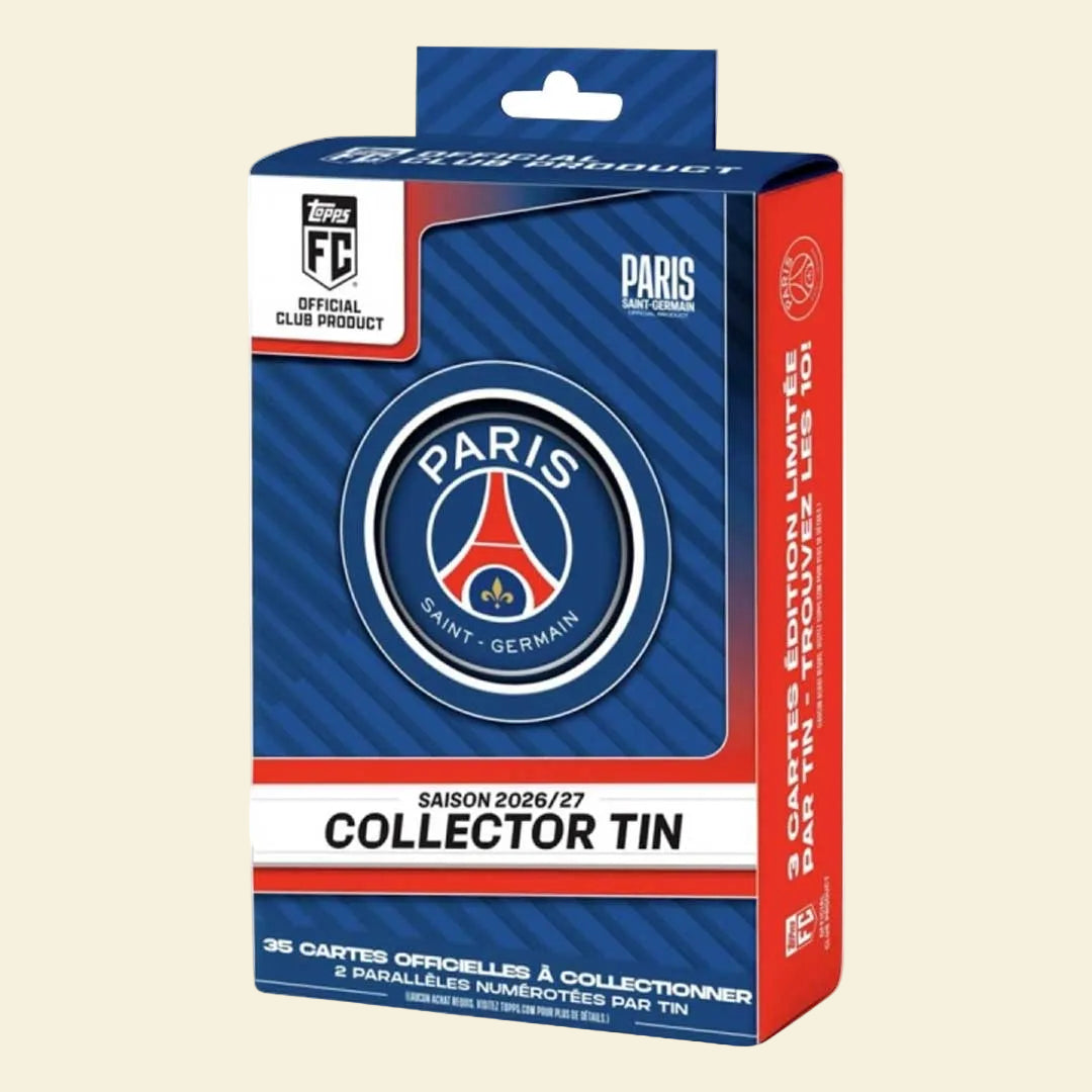 2026-27 Topps Soccer Paris Saint-Germain FC Club Collector Tin