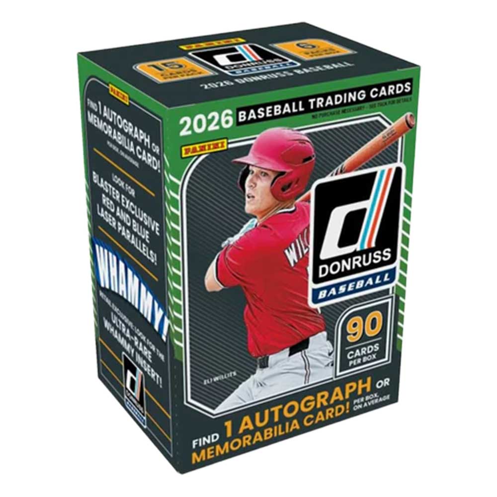 2026 Panini Donruss Baseball Hobby Blaster Box (Blue Laser parallels! )