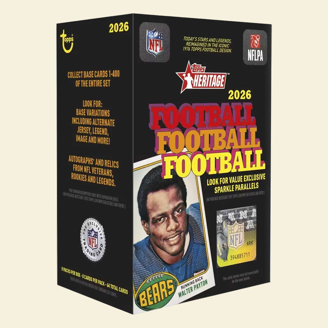 2026 Topps Heritage Football Blaster Box