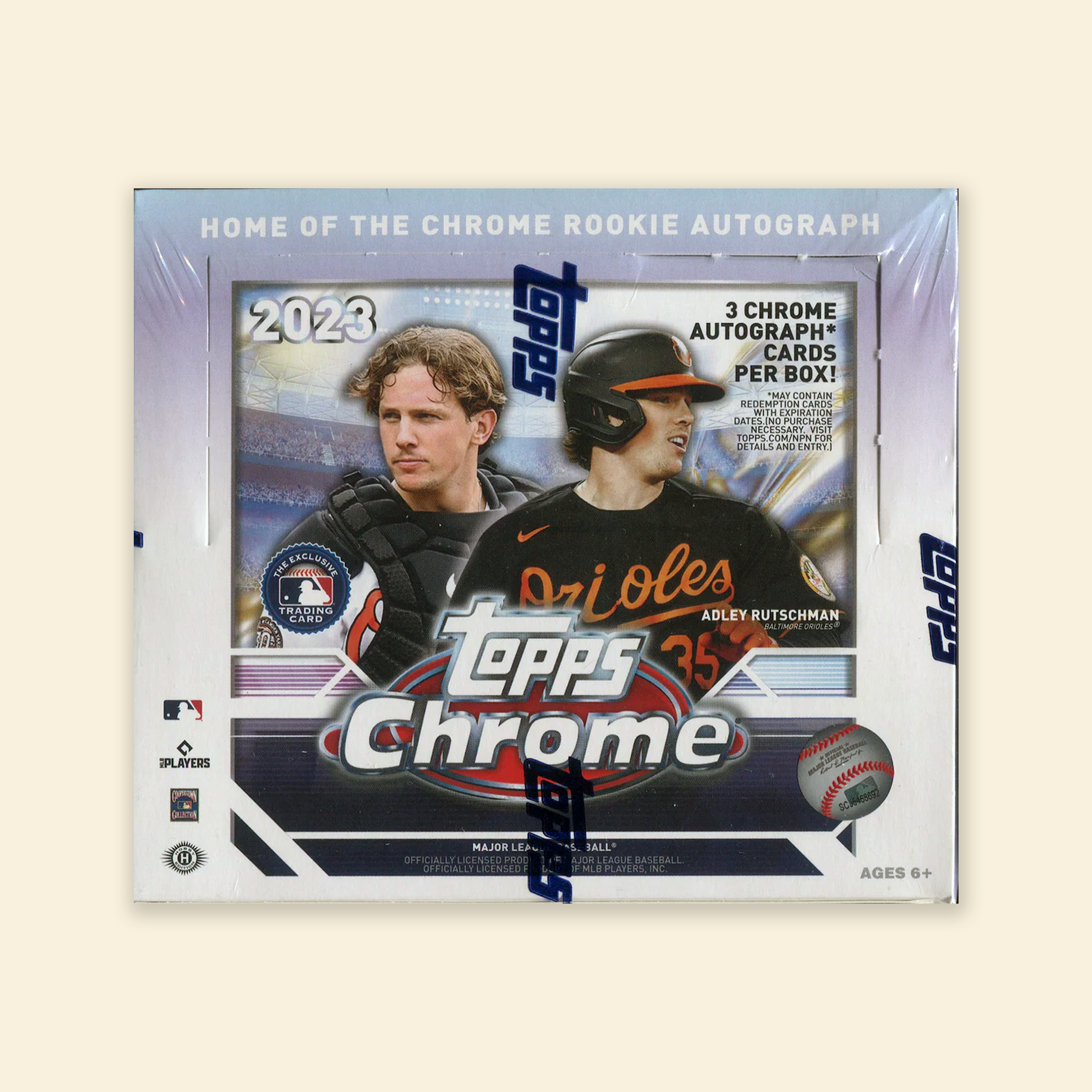 2023 Topps Chrome Baseball Sealed Jumbo Box