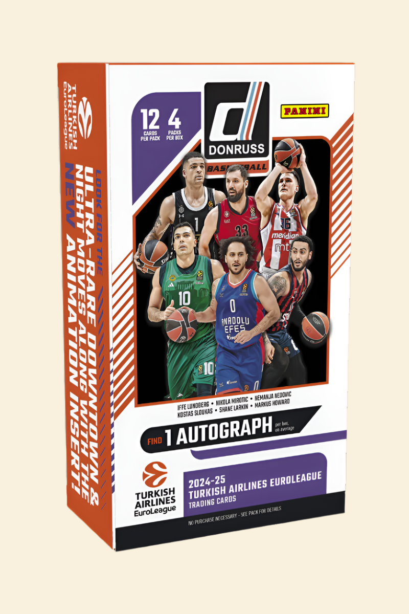 PANINI DONRUSS EUROLEAGUE 未開封 ボックス BOX 2024-25 Panini Donruss Turkish Airlines EuroLeague Basketball Hobby Bo