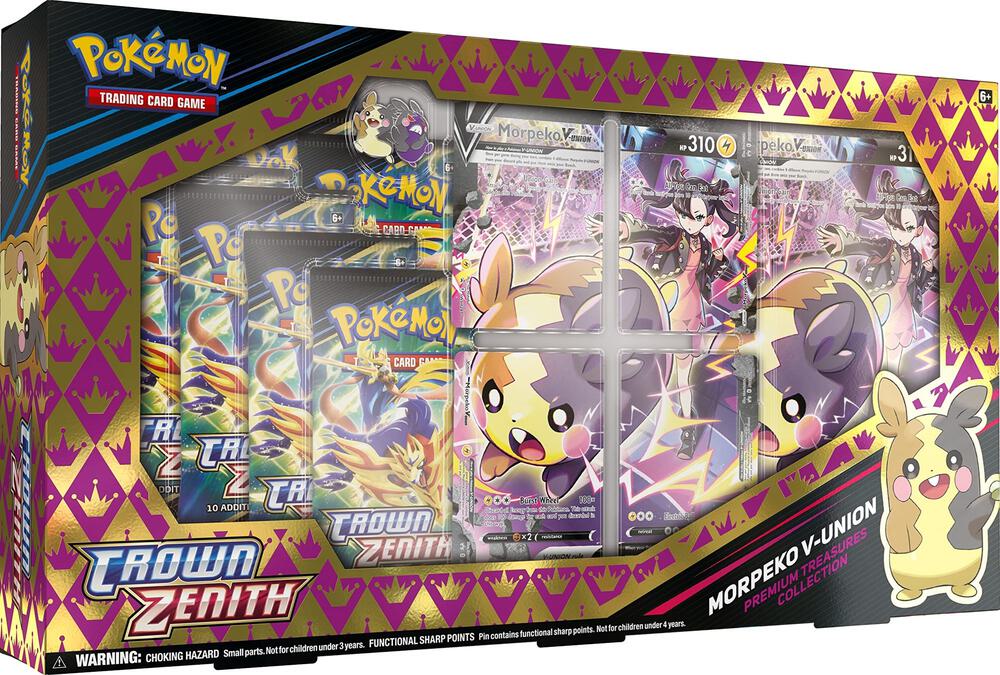 Pokemon Crown Zenith Morpeko V-union Premium Treasures Collection