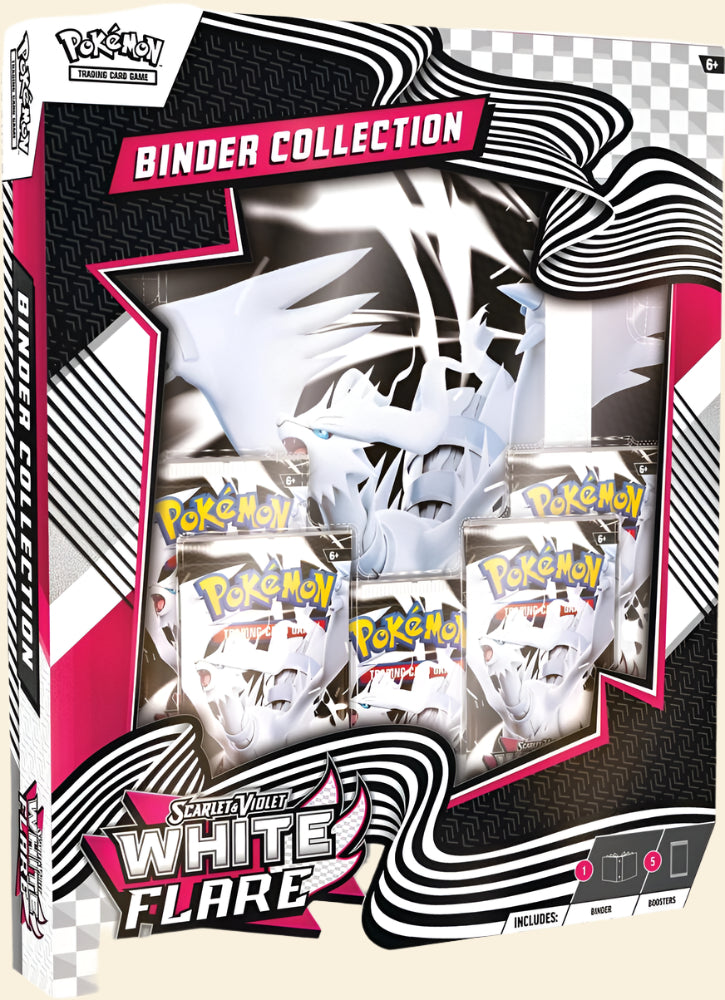 Pokemon White Flare Binder Collection Box Pokemon White Flare Binder Collection Box