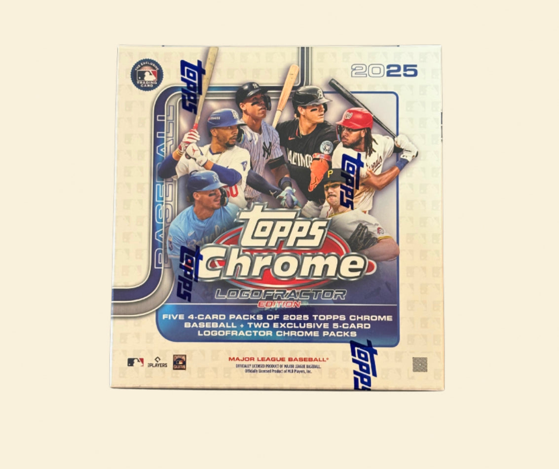 2025 Topps Chrome Baseball Logofractor Hobby Box