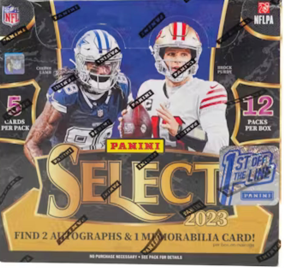 2023 Panini Select Football FOTL 1st Off The Line Hobby Box