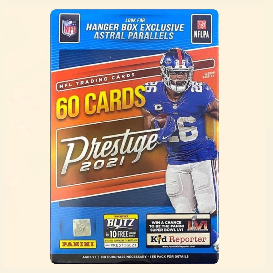 2021 Panini Prestige Football Sealed Retail Hanger Box