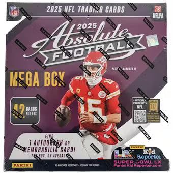Bleecker Trading - 2025 Panini Absolute Football Mega Box (Purple)