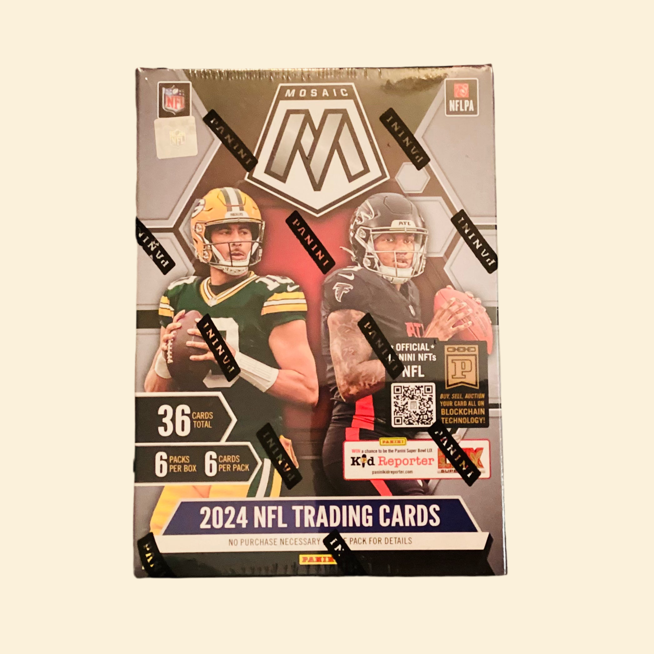 2024 Panini Mosaic NFL Football Sealed Blaster Box (Orange Fluorescent)