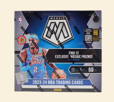2023-24 Panini Mosaic Basketball International Hobby Box