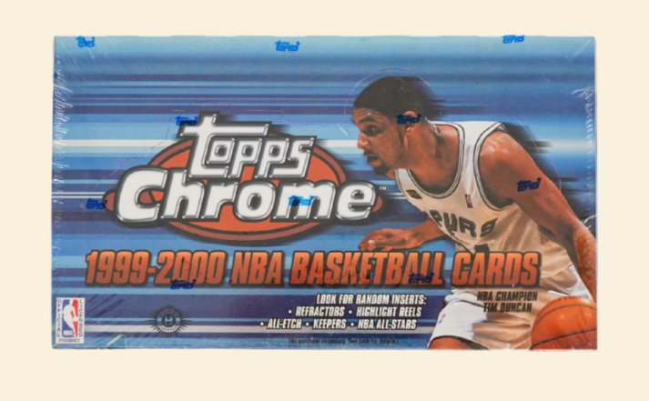 1999-00 Topps Chrome Basketball Hobby Box