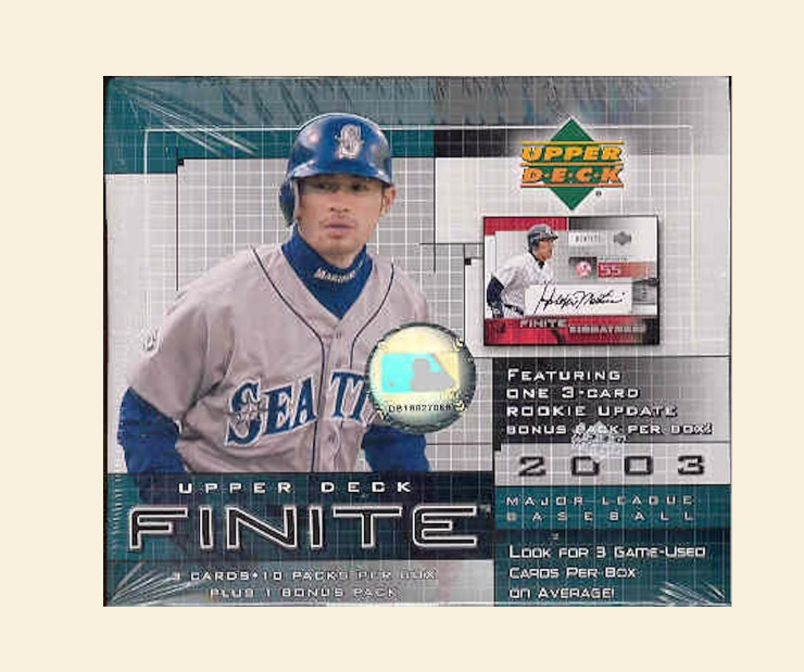 2003 Upper Deck Finite Baseball Hobby Box