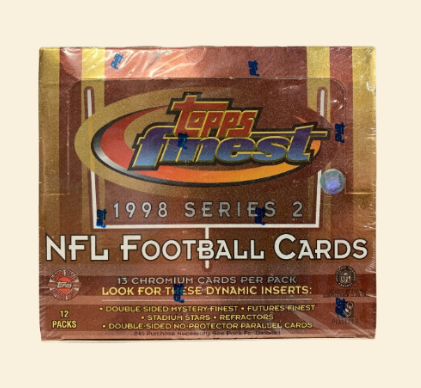 1998 Topps Finest Series 2 Football Jumbo Hobby Box (HTA)