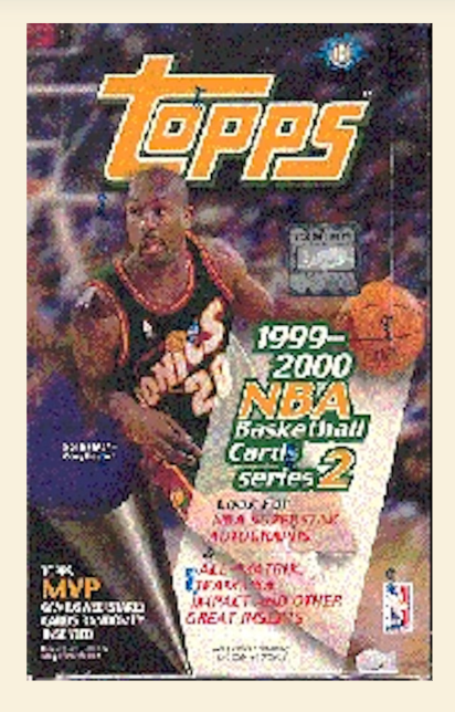1999-00 Topps Series 2 Basketball Hobby Box