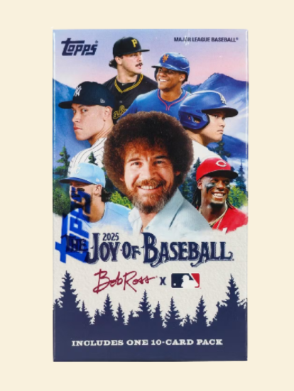 2025 Topps x Bob Ross The Joy of Baseball Happy Little Box