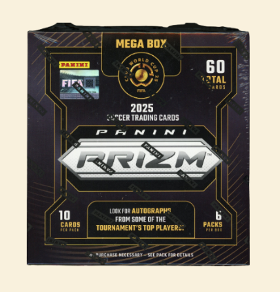 2025 Panini Prizm FIFA Club World Cup Soccer Hobby Mega Box (Presale)
