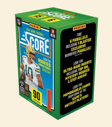 2025 Panini Score Football Hobby Blaster Box (Green)