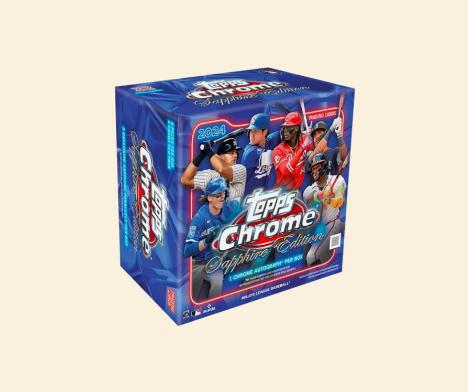 2024 Topps Chrome Sapphire Baseball Sealed Hobby Box