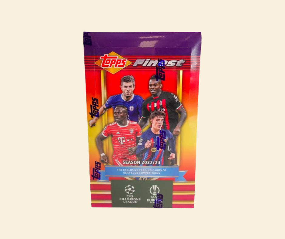 2022-23 Topps Finest Flashbacks UEFA Club Competitions Soccer Hobby Box