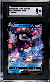 image 2022 Pokemon Astral Radiance #049 Galarian Mr. Rime V Ultra Rare (039) SGC 9
