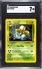 image 1999 Pokemon Base #30 Ivysaur (995) SGC 7