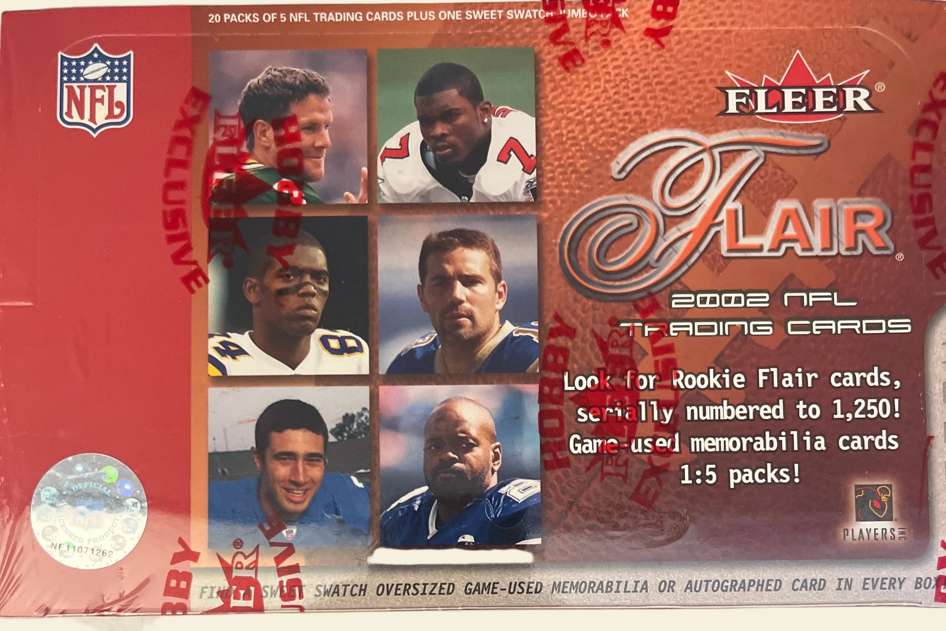 2002 Fleer Flair Football Hobby Box