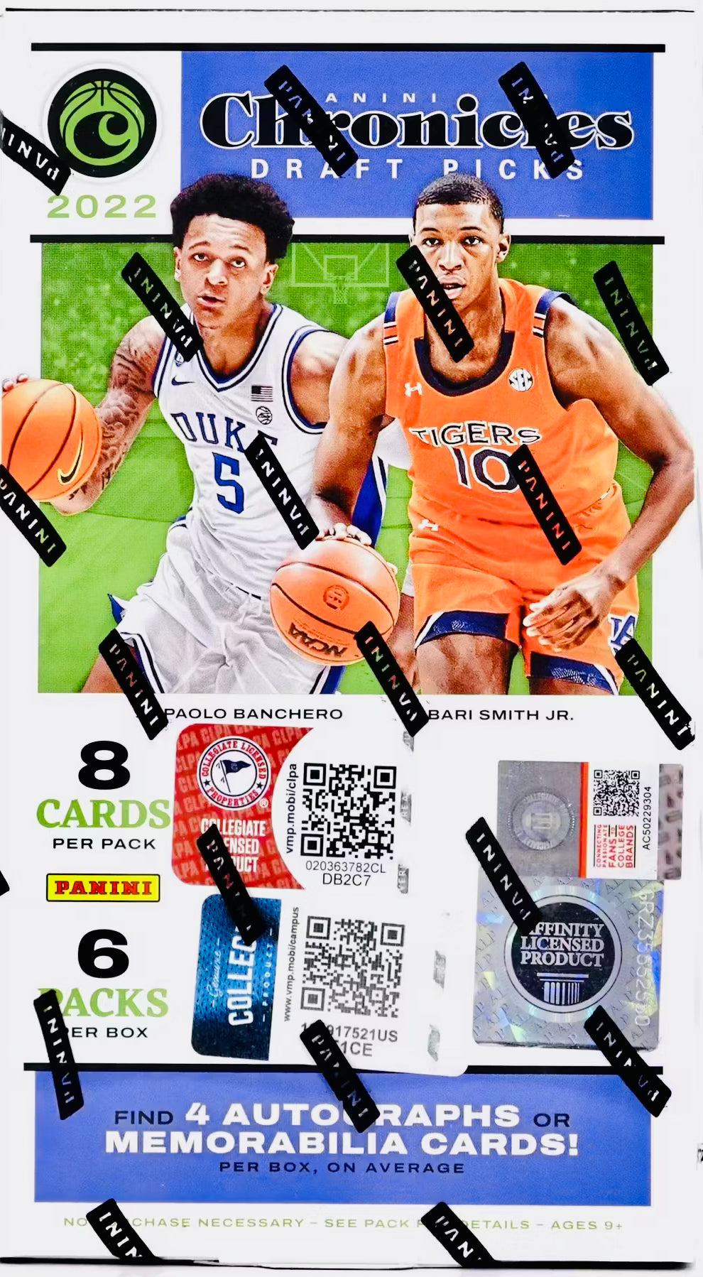 2022 Panini Chronicles DP Hobby Basketball Box *4 Autos