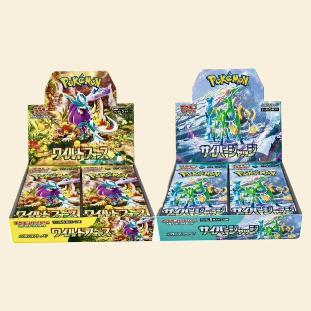 Cyber Judge Wild Force Japanese Pokemon Booster Box set 2x Temporal Forces Cyber Judge Wild Force Japanese Pokemon Booster Box set 2x Temporal Forces