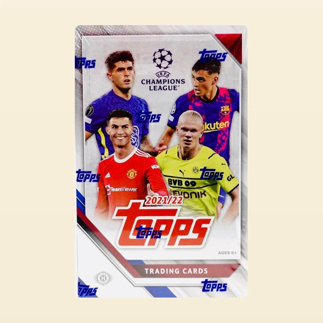 2021-22 Topps UEFA Soccer Champions League Sealed Hobby Box
