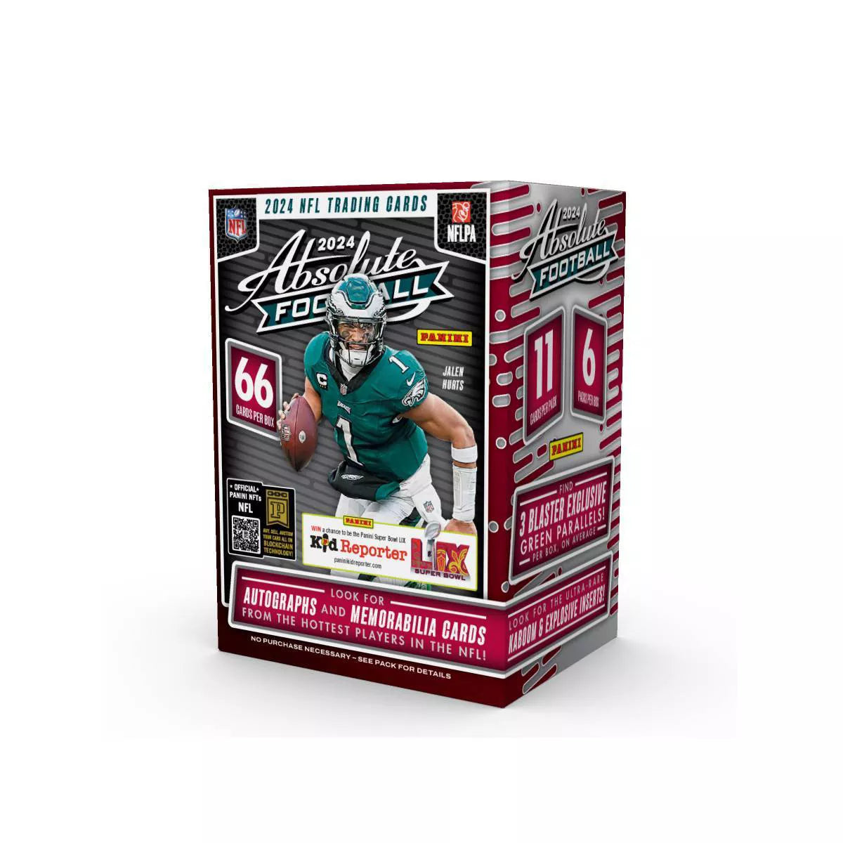2024 Panini Absolute NFL Football Sealed Blaster Box (Red)