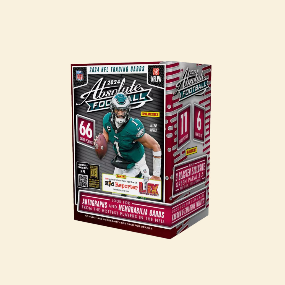 2024 Panini Absolute NFL Football Sealed Blaster Box (Red)