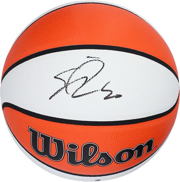 Sabrina Ionescu New York Liberty Autographed Wilson Indoor/Outdoor Basketball WNBA Auto Fanatics COA