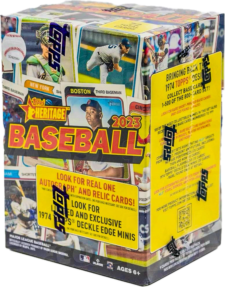 2023 Topps Heritage Baseball Blaster Box