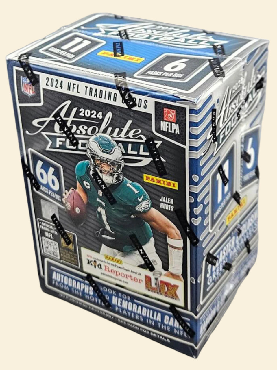 2024 Panini Absolute NFL Football Sealed Blaster Box (Blue)