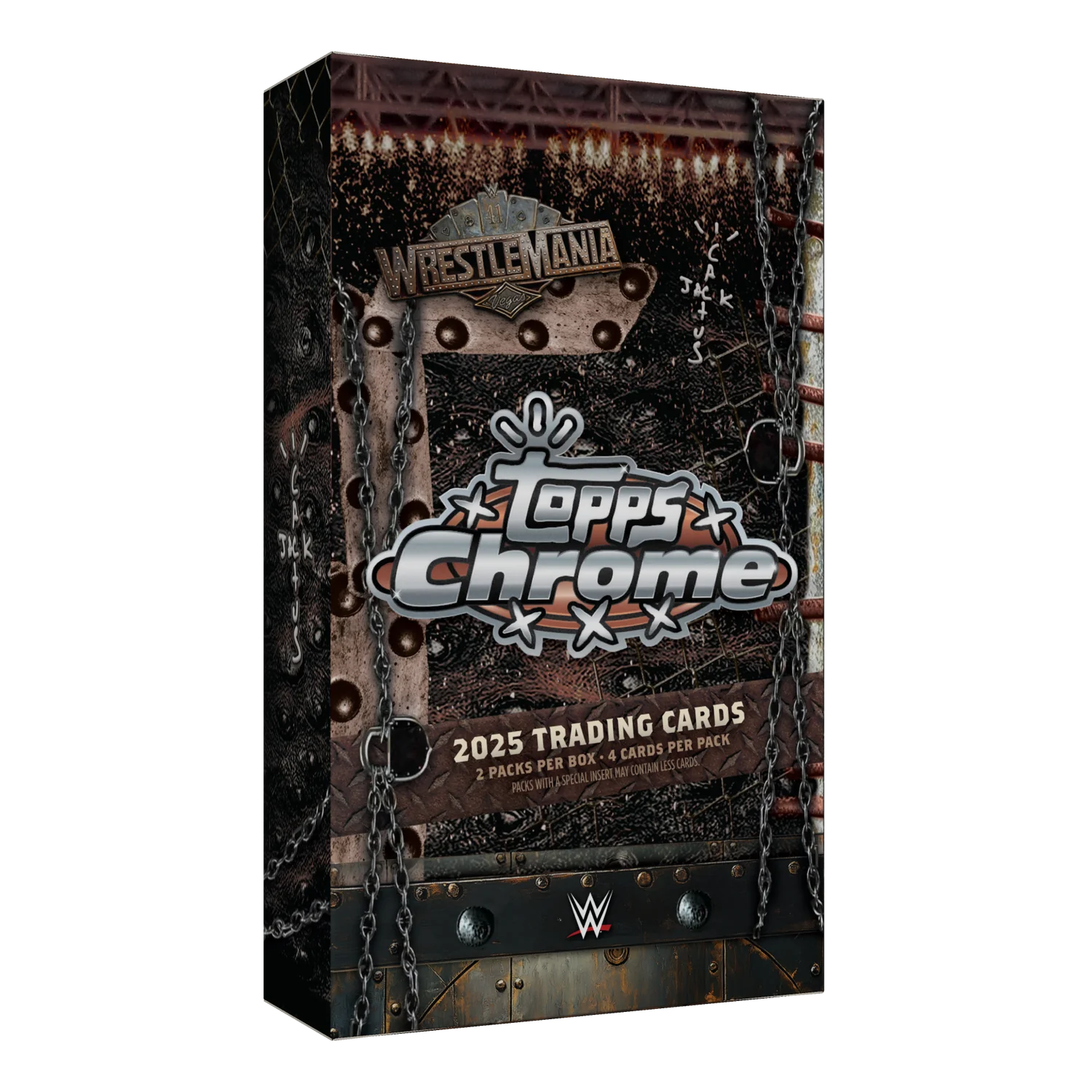 Travis Scott 2025 WWE Topps Chrome Cactus Jack Travis Scott Edition Wrestlemania
