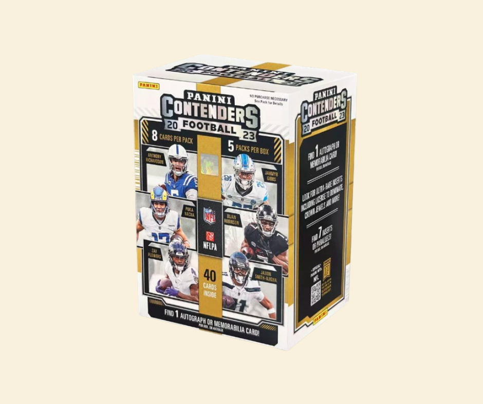 2023 Panini Contenders Football Sealed Blaster Box (Blue)