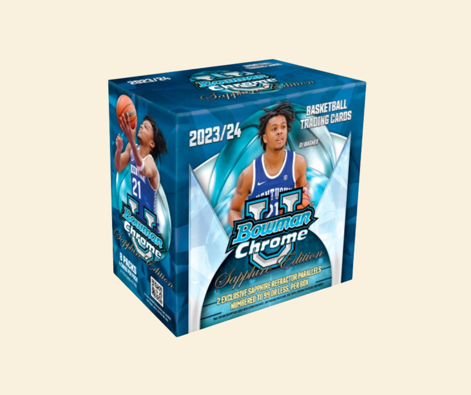 2023-24 Bowman University Chrome Basketball Sapphire Edition Box
