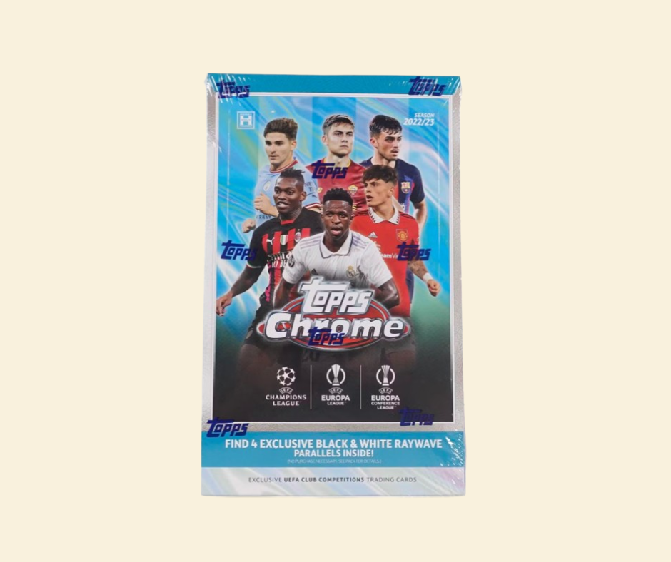 2022-23 Topps Chrome UEFA Club Competitions Soccer Hobby LITE Box