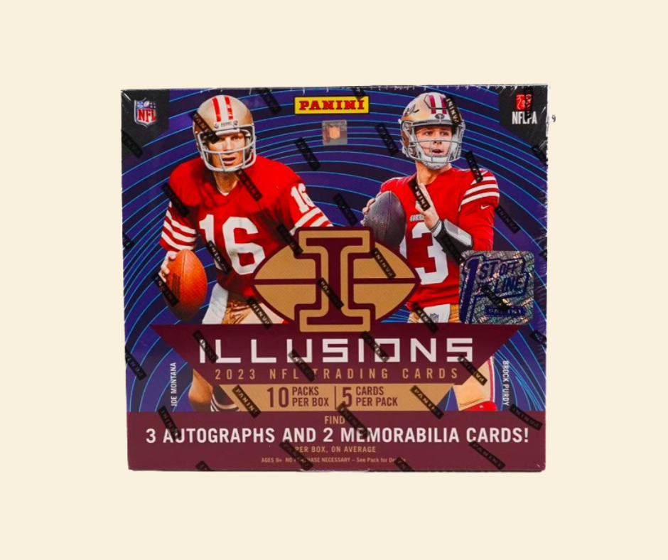 2023 Panini Illusions Football 1st Off The Line FOTL Sealed Hobby Box