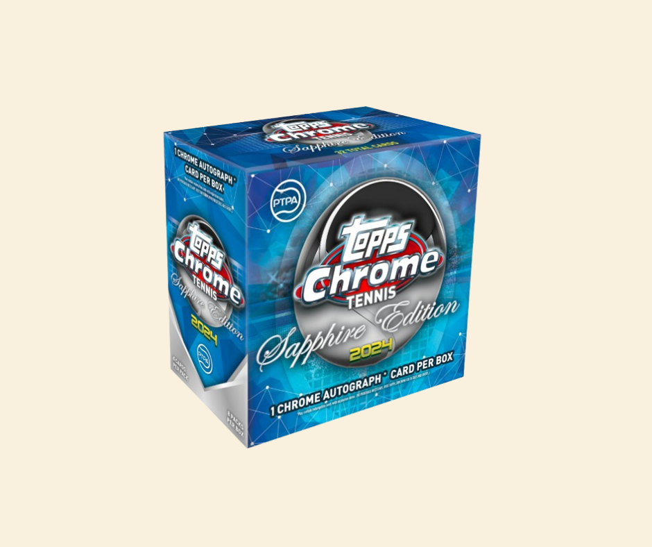 2024 Topps Chrome Tennis Sapphire Edition