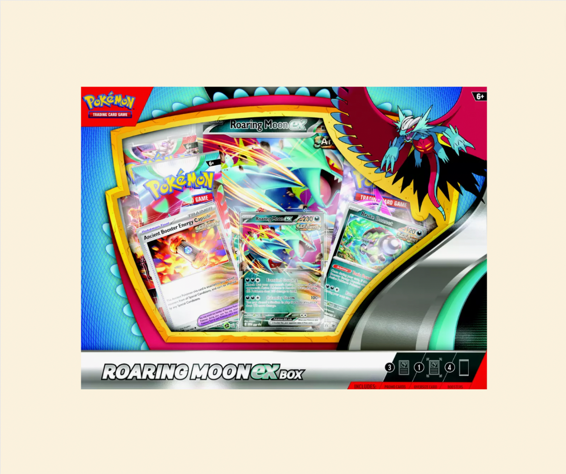 Pokemon: Roaring Moon Ex Collection Sealed Box
