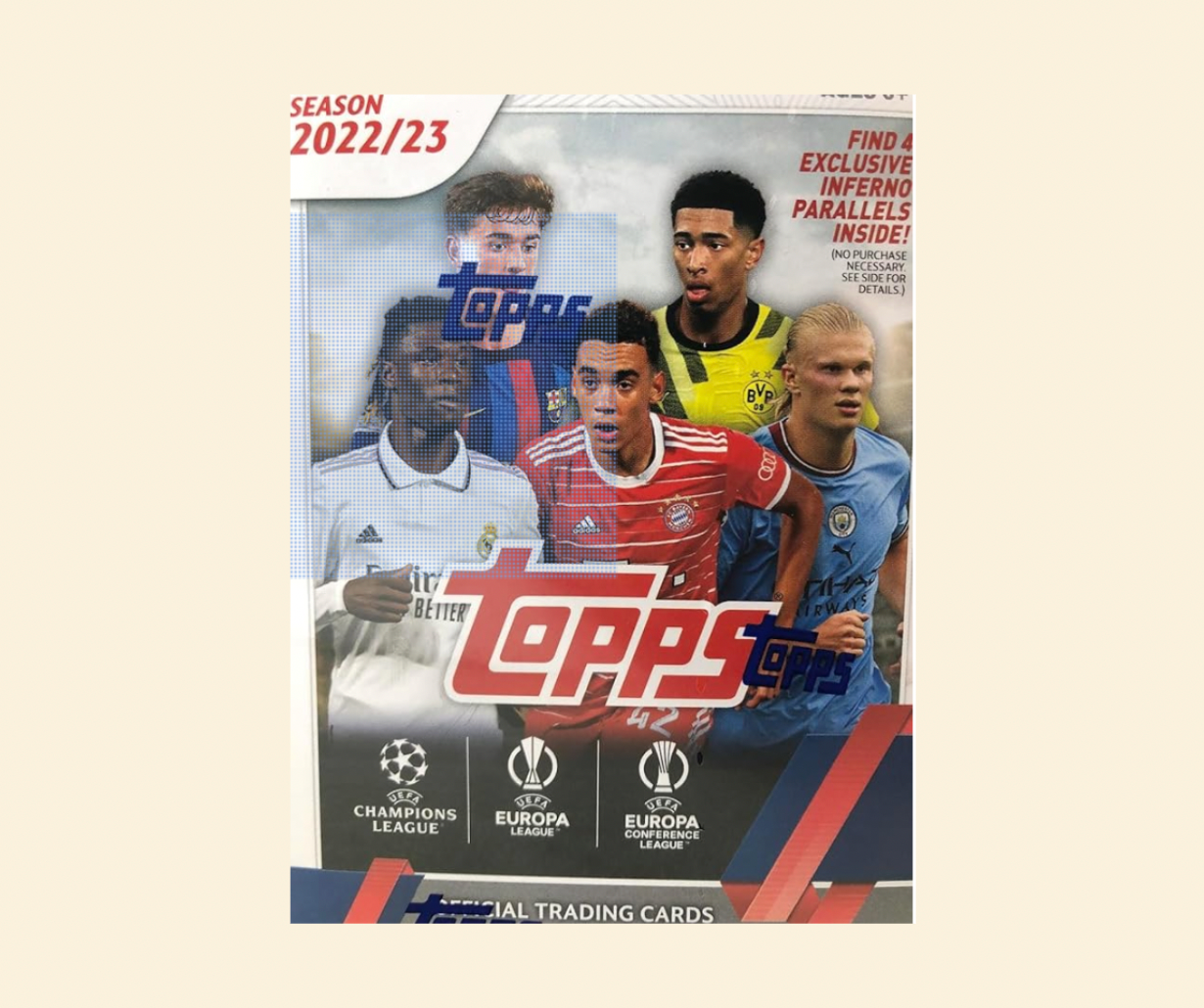 2022-23 Topps Chrome UEFA Competitions Soccer Sealed Blaster Box