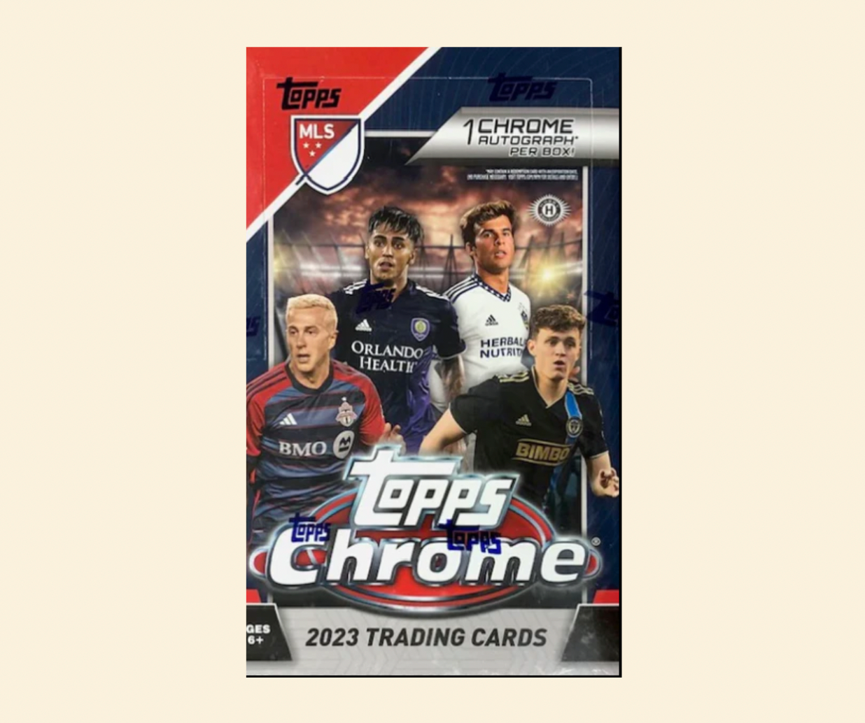 2023 Topps Chrome MLS Soccer Sealed Hobby Box