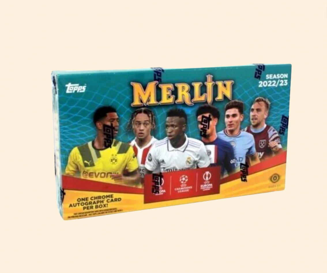 2022-23 Topps Merlin UEFA Soccer Sealed Hobby Box